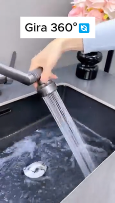Grifo 360° Antisalpicaduras - Ahorra Agua y Evita Desorden